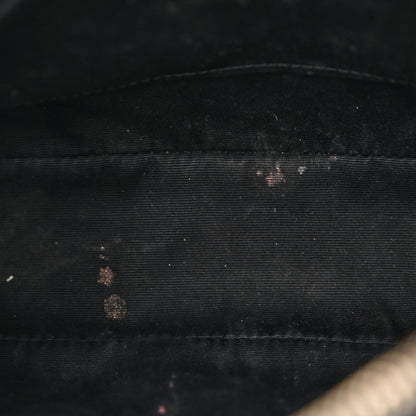 Saint Laurent Calfskin Matelasse Monogram Lou Camera Bag Black 9 of 14