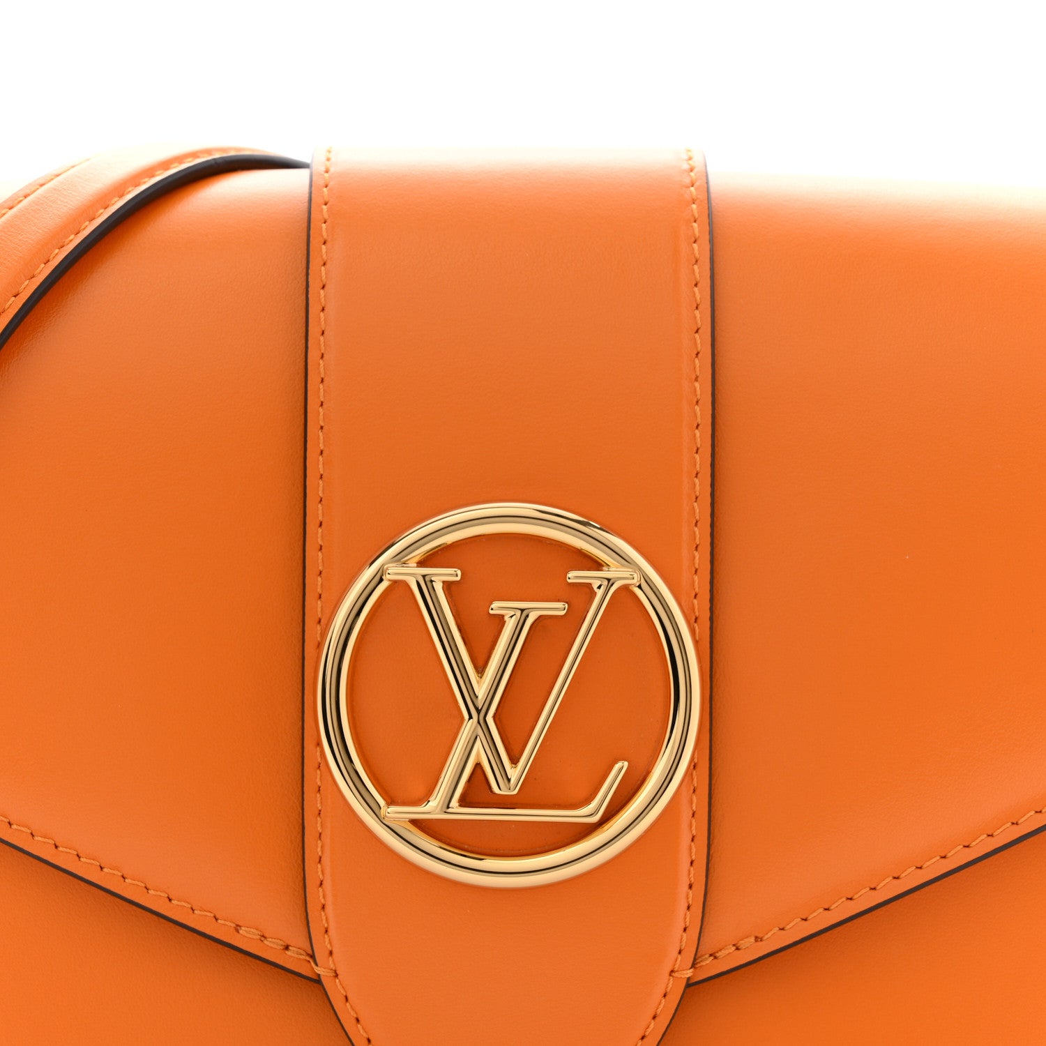 バッグ FASHION LOGO LV Louis Vuitton Smooth Calfskin LV Pont 9 Summer Gold 1877797