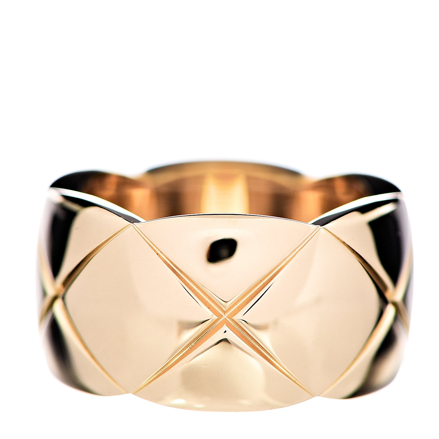 18K Yellow Gold Medium Coco Crush Ring 51 5.75
