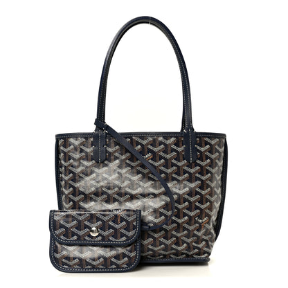 Goyard Goyardine Reversible Mini Anjou Navy 3 of 19