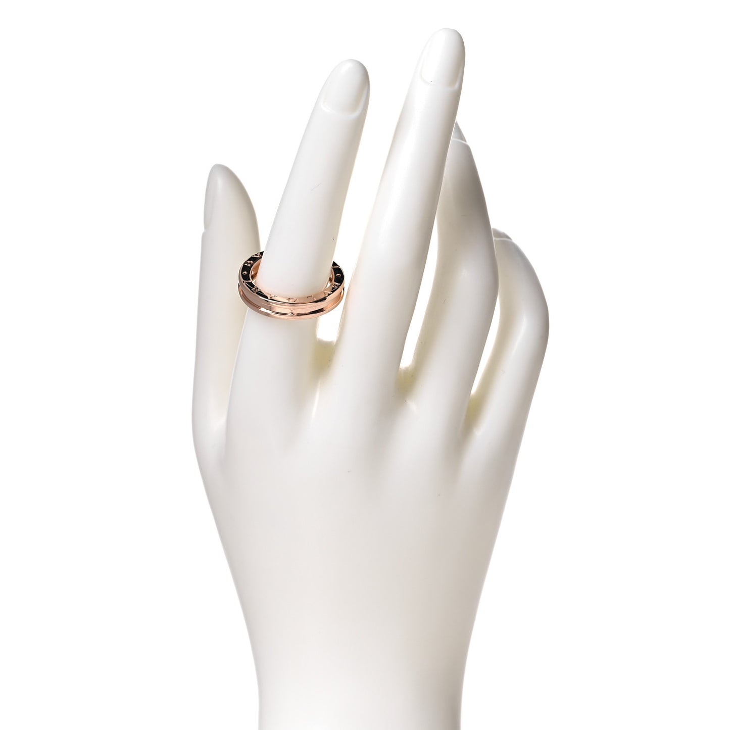 18K Rose Gold B.Zero1 One-Band Ring 57 8