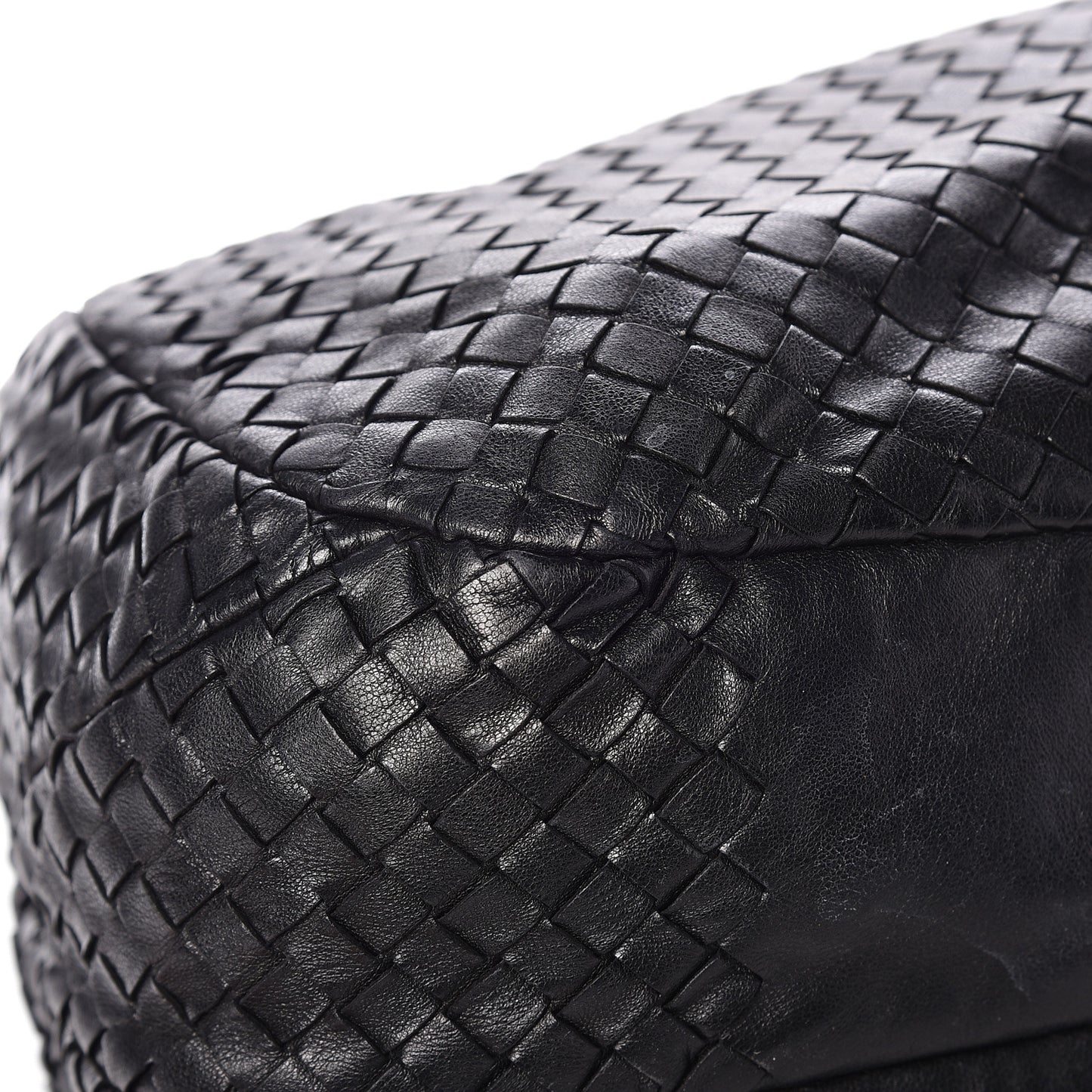 Nappa Intrecciato Large Campana Black