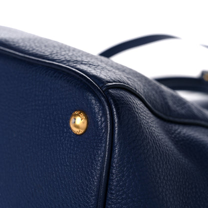 Prada Vitello Daino Tote Bluette 10 of 12