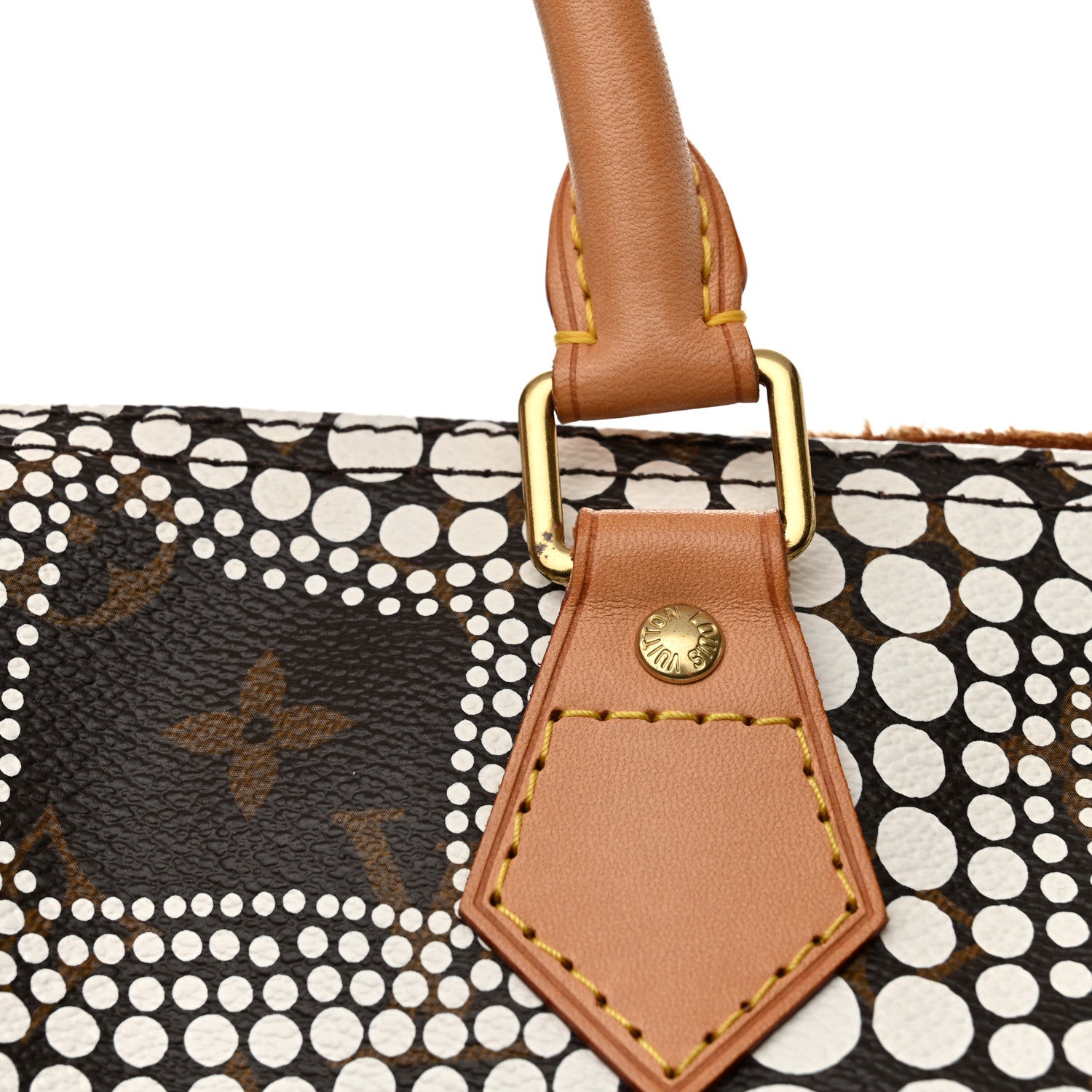Louis Vuitton Monogram Kusama Town Speedy 30 White 12 of 12