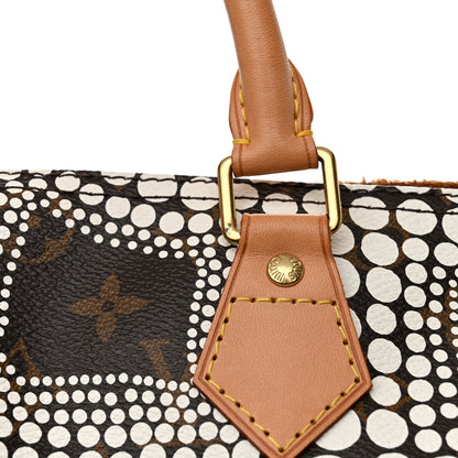 Louis Vuitton Monogram Kusama Town Speedy 30 White 12 of 12