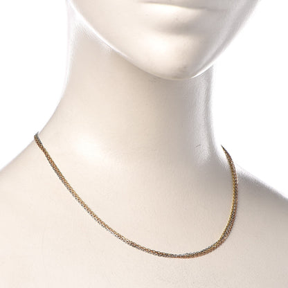 Cartier 18K Pink Yellow White Gold Three Chain Necklace 2 of 5
