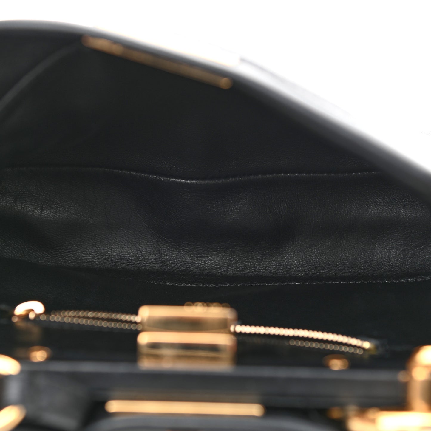 Nappa Mini Peekaboo Iconic Satchel Black