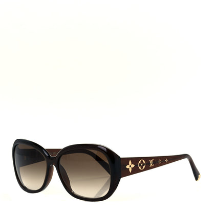 Louis Vuitton Acetate Obsession GM Sunglasses Z0459W Brown Glitter 1 of 9