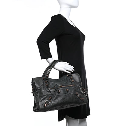 Balenciaga Agneau Giant 21 Rose Gold Hardware City Anthracite 2 of 13