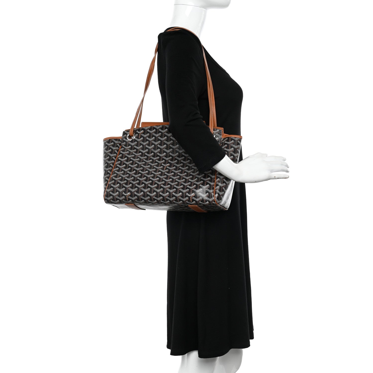 Goyard Goyardine Rouette PM Black Gold 2 of 10