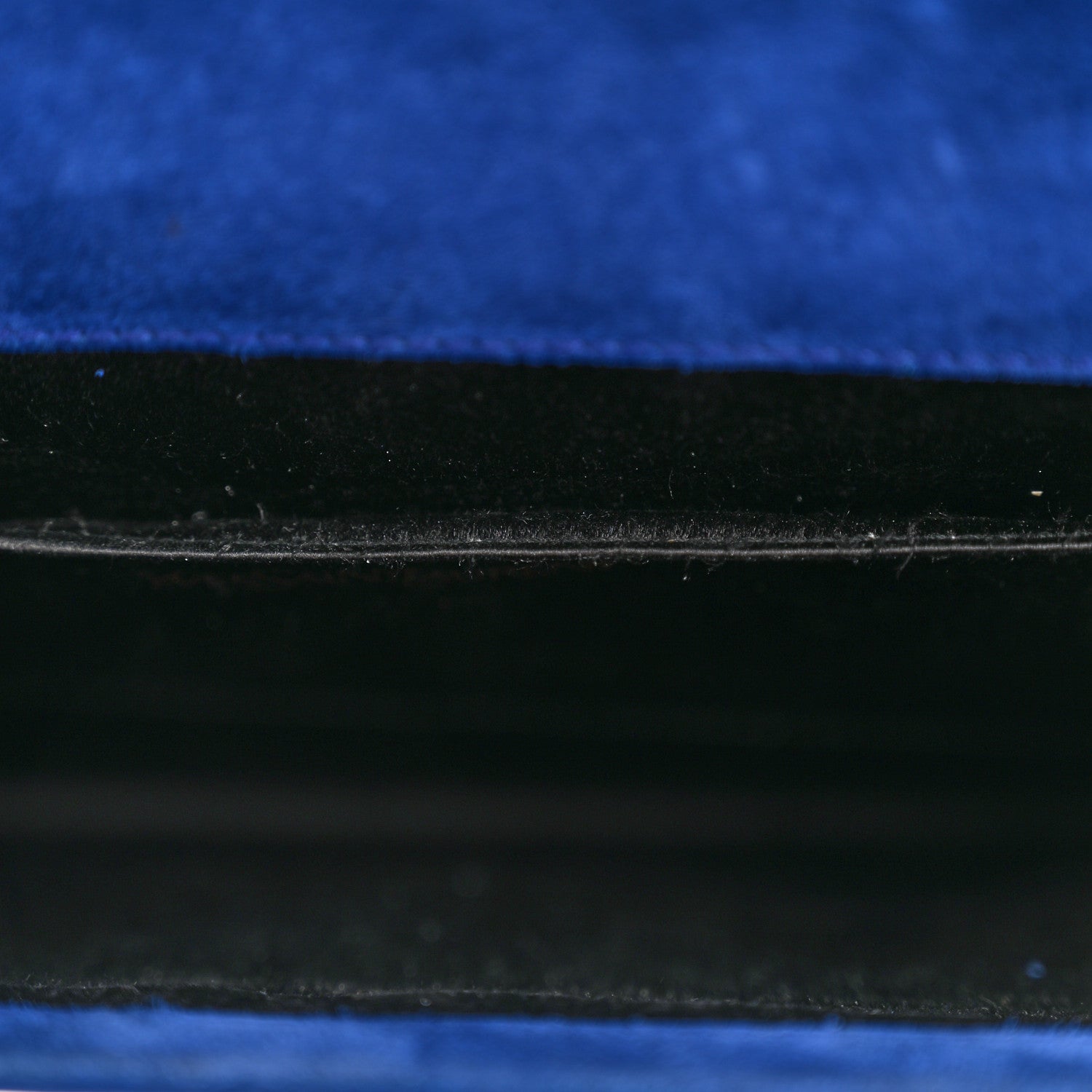 Saint Laurent Patent Calfskin Monogram Large Belle De Jour Clutch Royal Blue 7 of 10