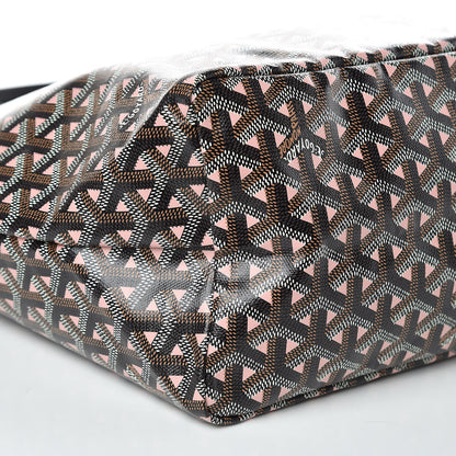 Goyard Goyardine Saint Louis Claire Voie PM Black Rose Pink 9 of 10