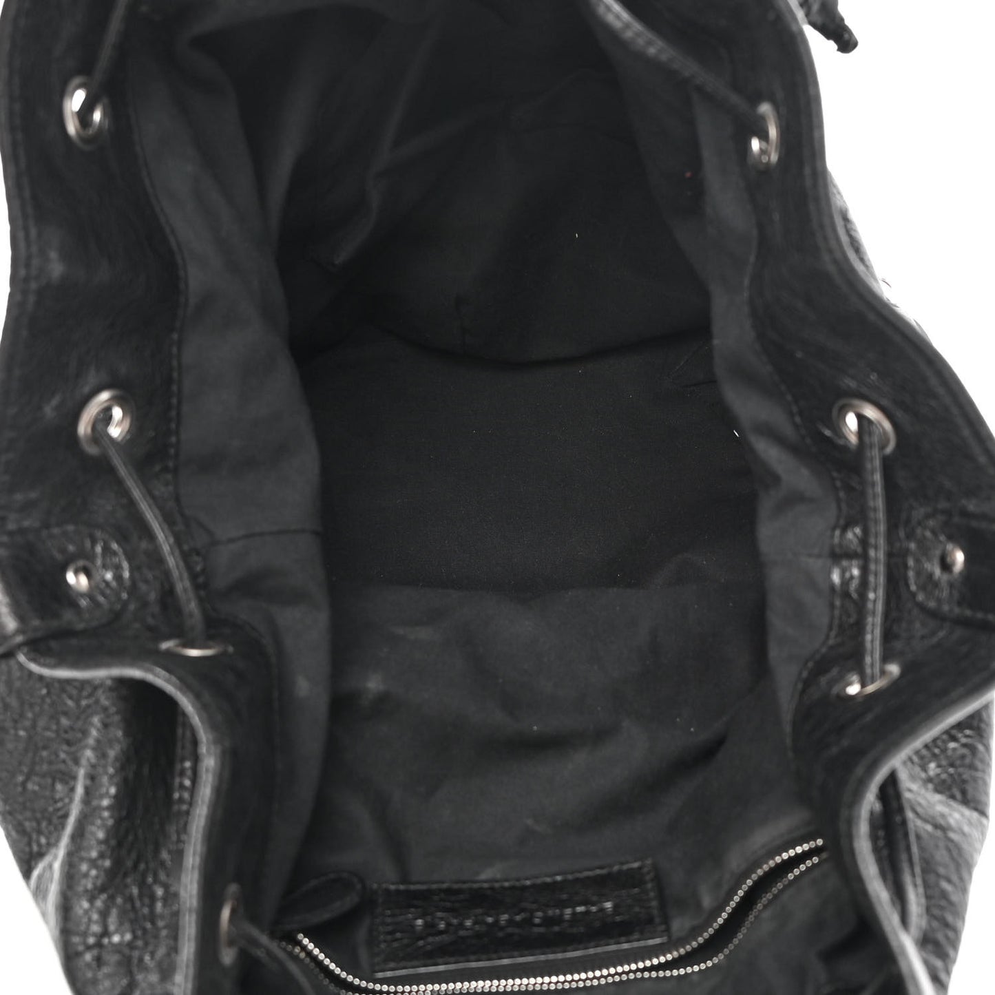 Agneau Giant 12 Silver Hardware Mini Pompon Black