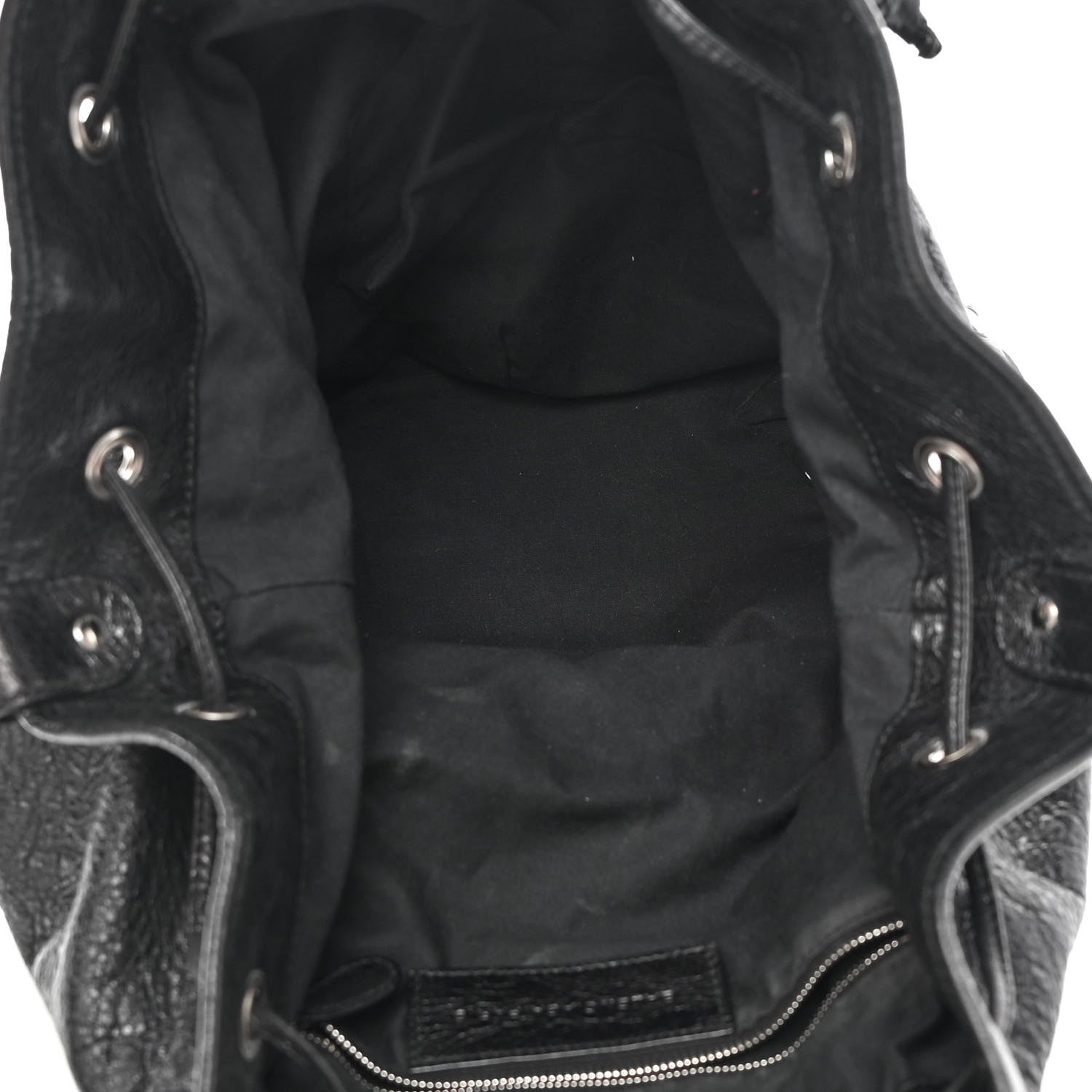Balenciaga Agneau Giant 12 Silver Hardware Mini Pompon Black 5 of 13