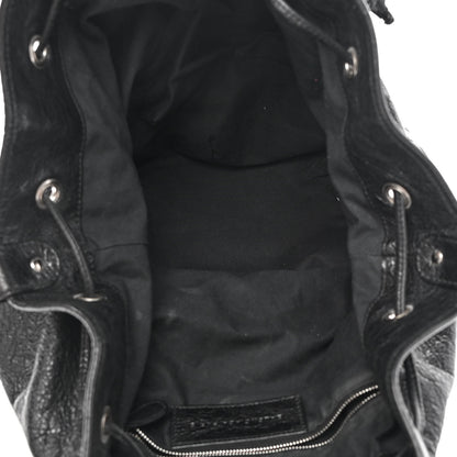 Balenciaga Agneau Giant 12 Silver Hardware Mini Pompon Black 5 of 13