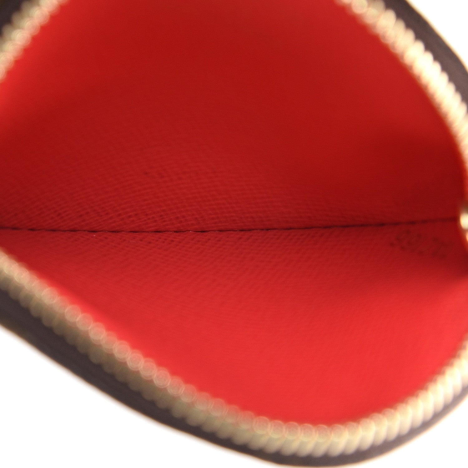 Louis Vuitton Monogram 2016 Christmas Animation Round Coin Purse Rouge 4 of 5