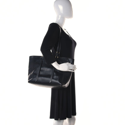 Miu Miu Vitello Soft Calfskin Tote Black 2 of 9