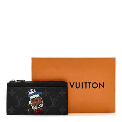 Louis Vuitton Monogram Eclipse Calfskin Trunk Coin Card Holder 7 of 7