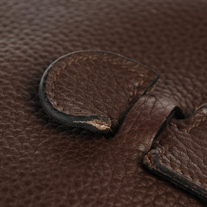 Hermes Taurillon Clemence Evelyne III PM Cafe 8 of 10