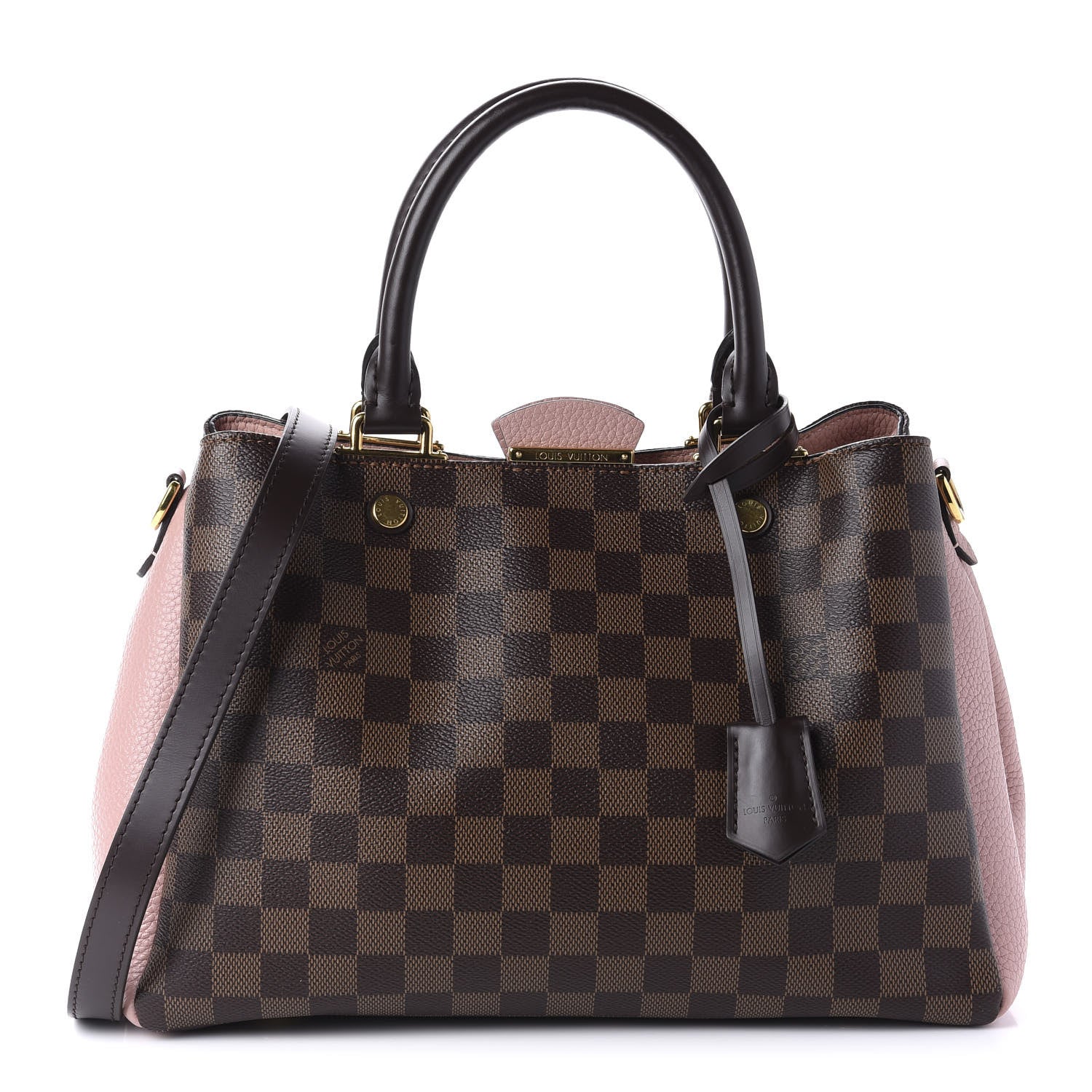 Louis Vuitton Damier Ebene Cuir Taurillon Brittany Magnolia 1 of 12