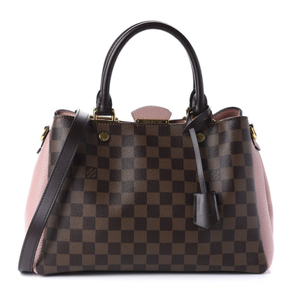 Louis Vuitton Damier Ebene Cuir Taurillon Brittany Magnolia 1 of 12