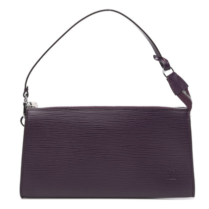 Louis Vuitton Epi Pochette Accessories 24 Cassis 1 of 8