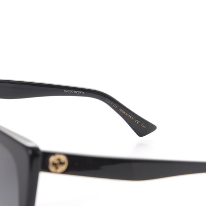 Gucci Cat Eye Sunglasses GG 0163/S Black 6 of 8
