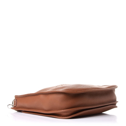 Hermes Taurillon Clemence Evelyne III PM Gold 4 of 10