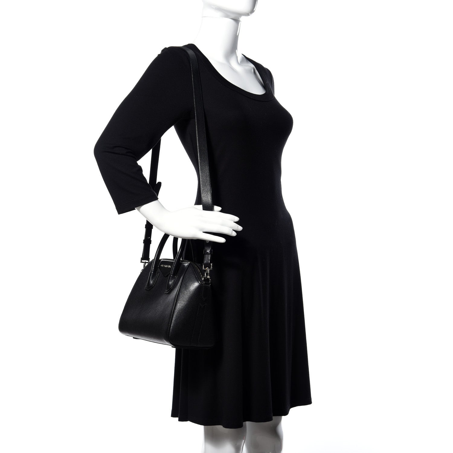 Givenchy Sugar Goatskin Mini Antigona Black 2 of 19