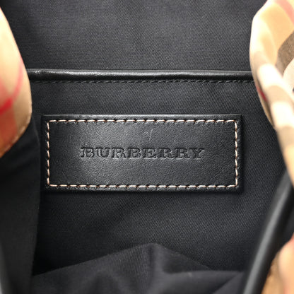 Burberry Vintage Rainbow Check Small Rucksack Backpack Antique Yellow 6 of 11