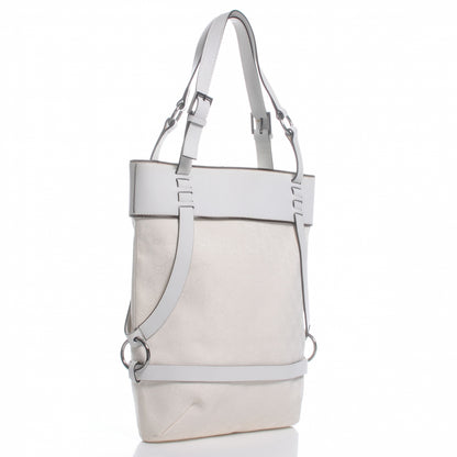 Gucci Monogram Calfskin Tote White 3 of 7