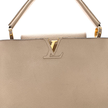 Louis Vuitton Taurillon Capucines MM Galet 7 of 9