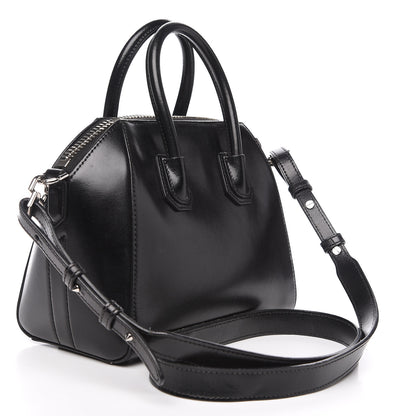 Givenchy Shiny Lord Calfskin Mini Antigona Black 2 of 15