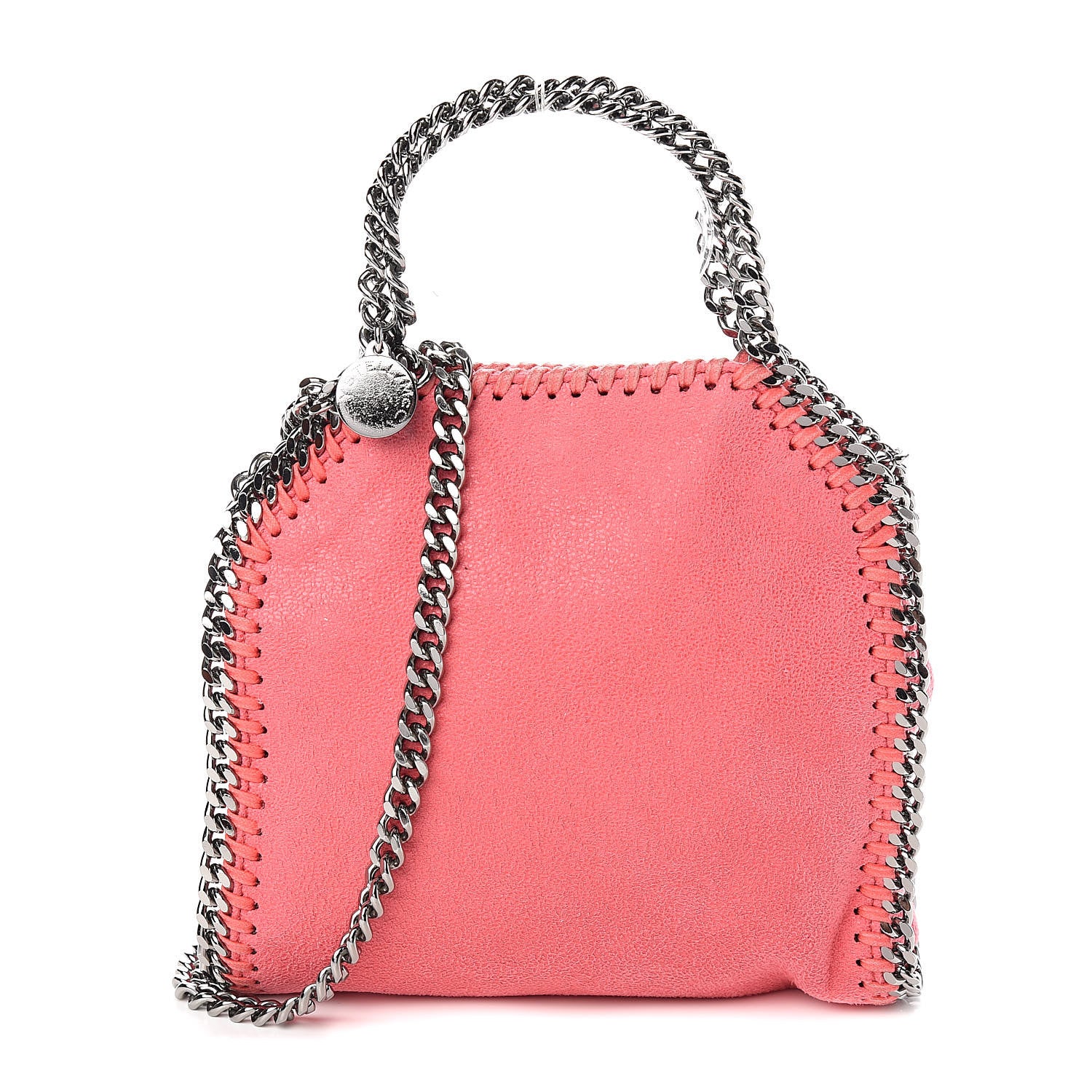 Stella McCartney Shaggy Deer Tiny Falabella Tote Peony 1 of 10