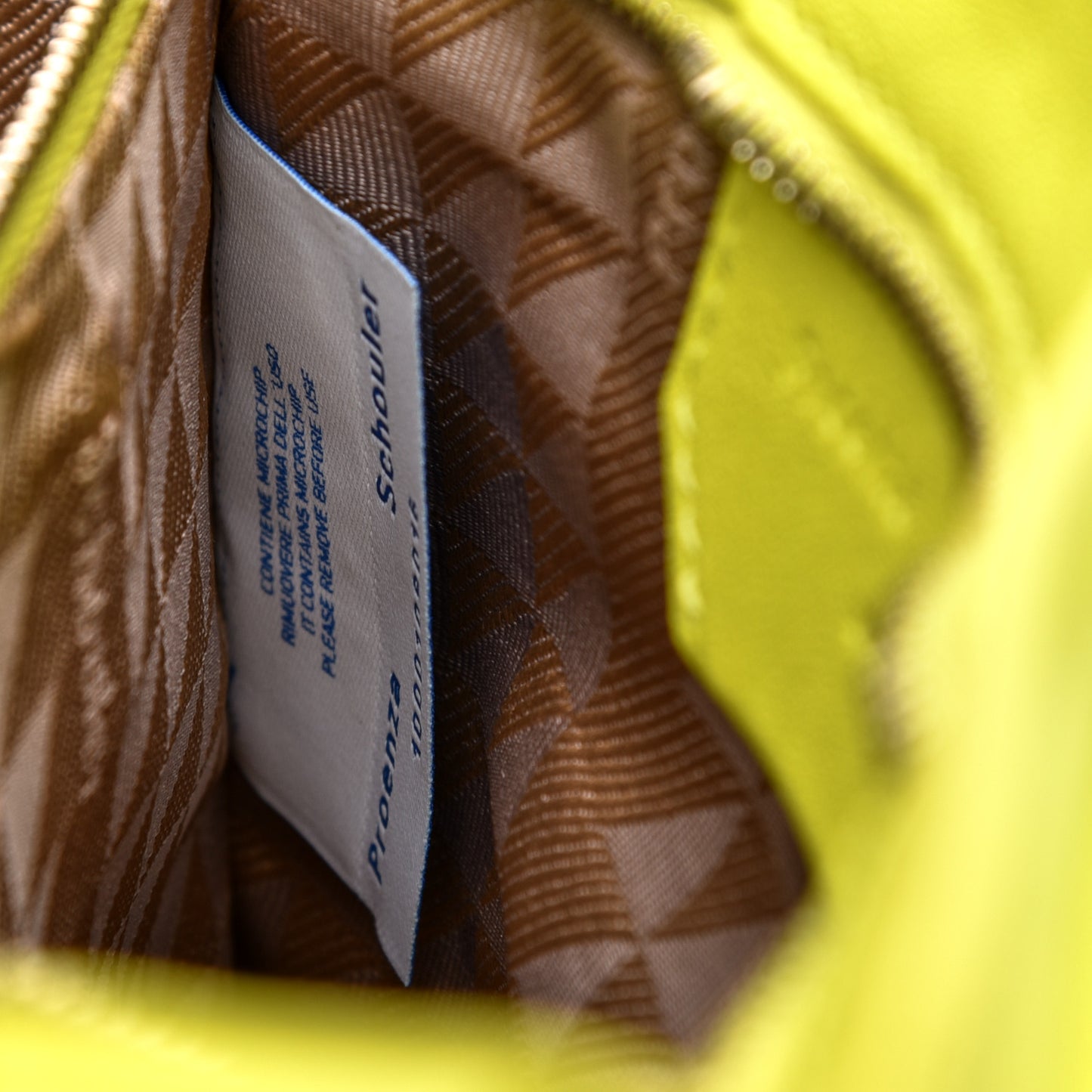Lambskin Tiny PS1 Satchel Sulfur