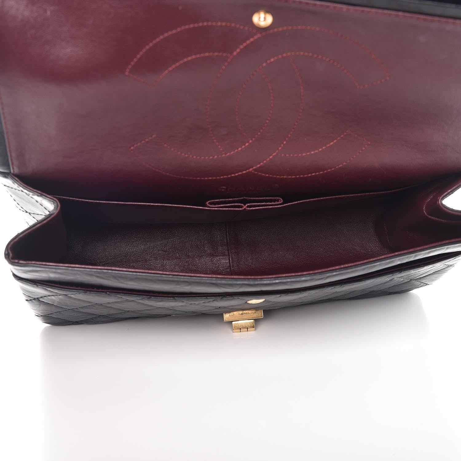 Chanel Aged Calfskin Quilted 2.55 Reissue 227 Flap Black 5 of 8