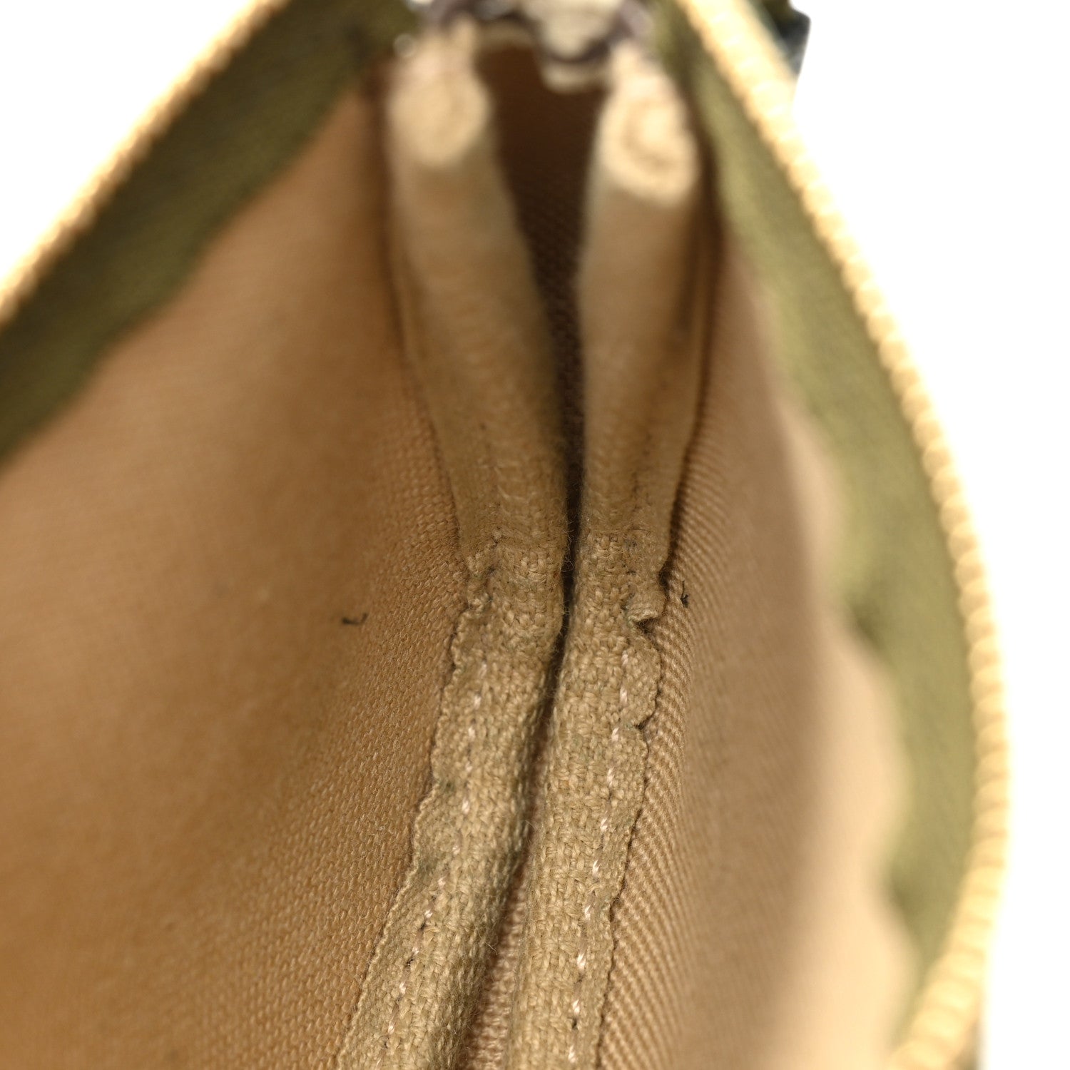 Louis Vuitton Monogram Giant Micro Pochette Accessories Kaki White 11 of 12
