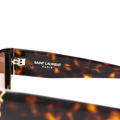 Saint Laurent Acetate Square SL M9N Sunglasses Tortoise 6 of 7