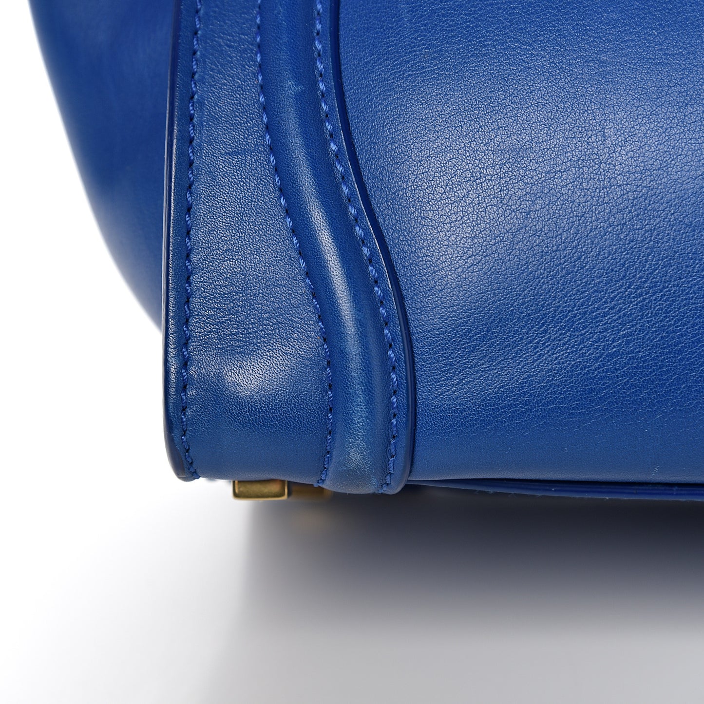 Smooth Calfskin Micro Luggage Royal Blue