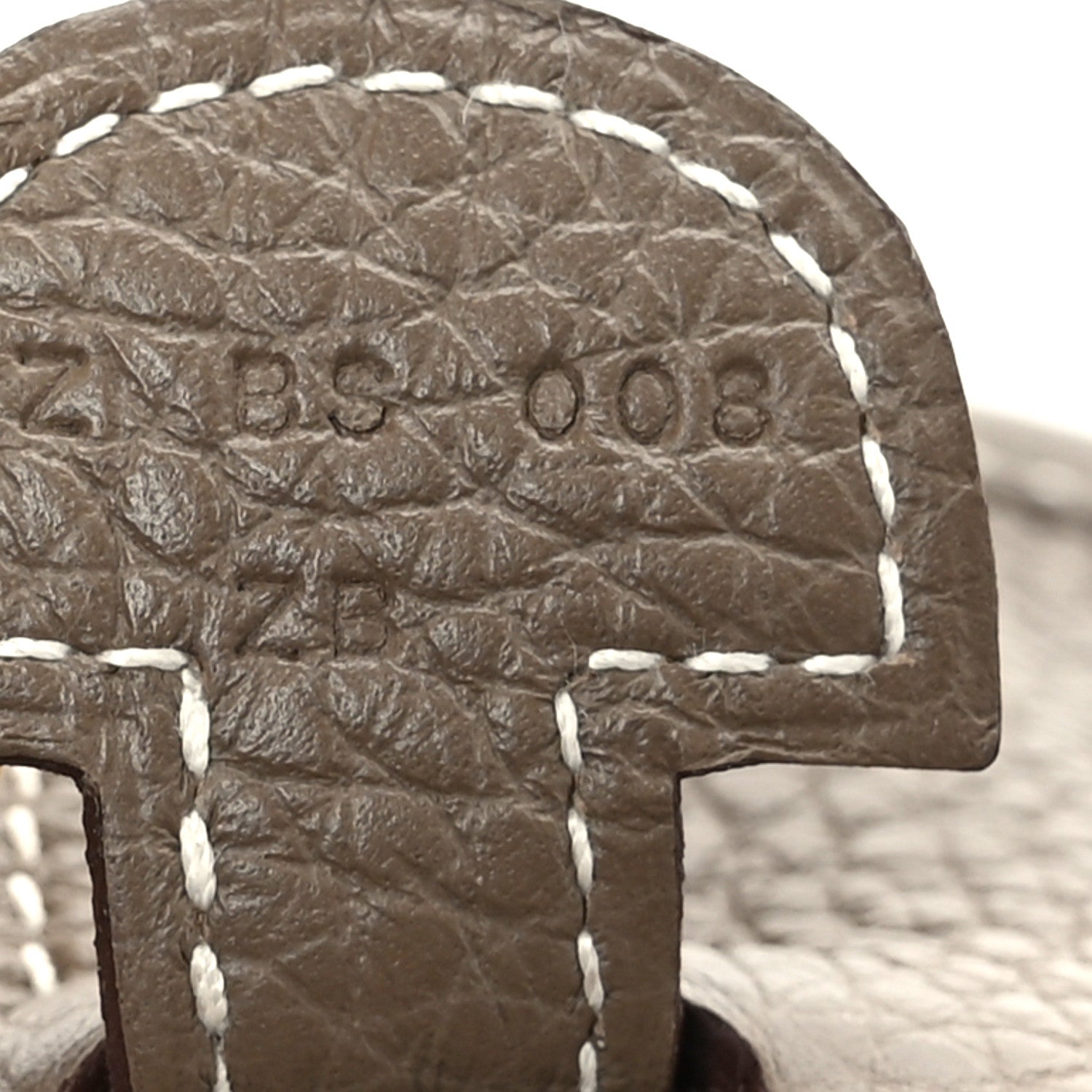 Hermes Taurillon Clemence Evelyne III PM Etoupe 7 of 10