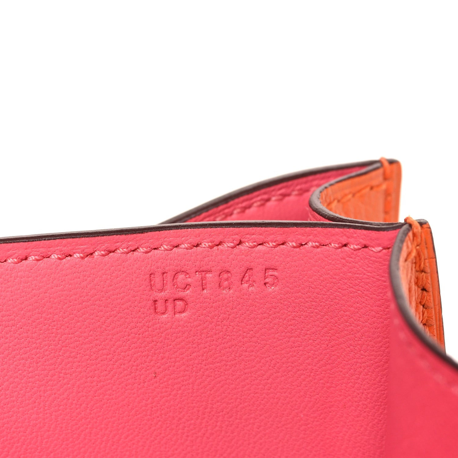 Hermes Chevre Mysore Verso Constance 18 Orange Rose Lipstick 7 of 10