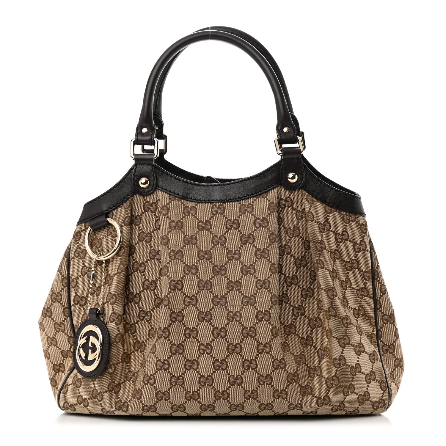 Gucci Monogram Medium Sukey Tote Dark Brown 1 of 14