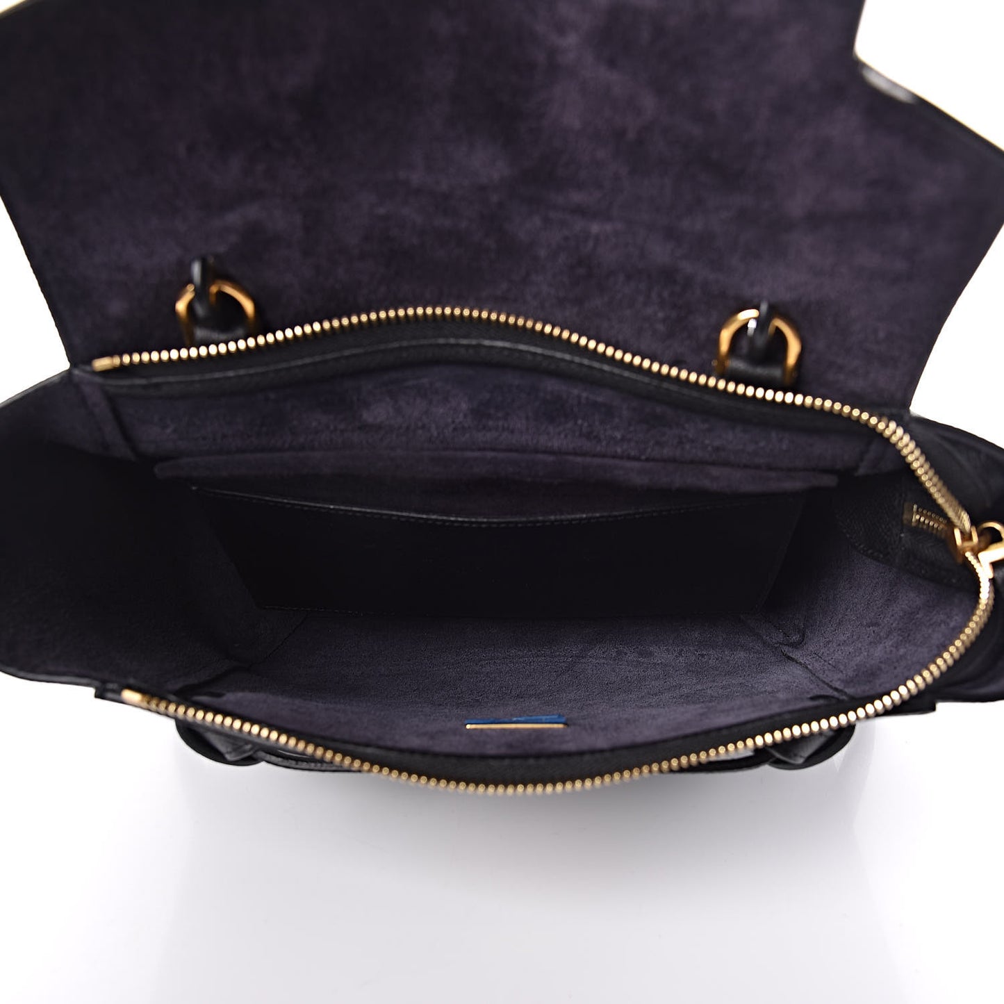 Grained Calfskin Micro Belt Bag Black