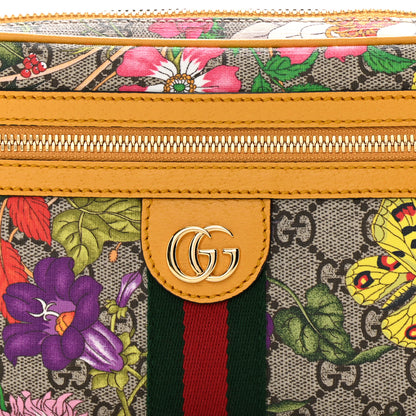 Gucci GG Supreme Monogram Flora Medium Ophidia Belt Bag Beige Multicolor Crop 8 of 12
