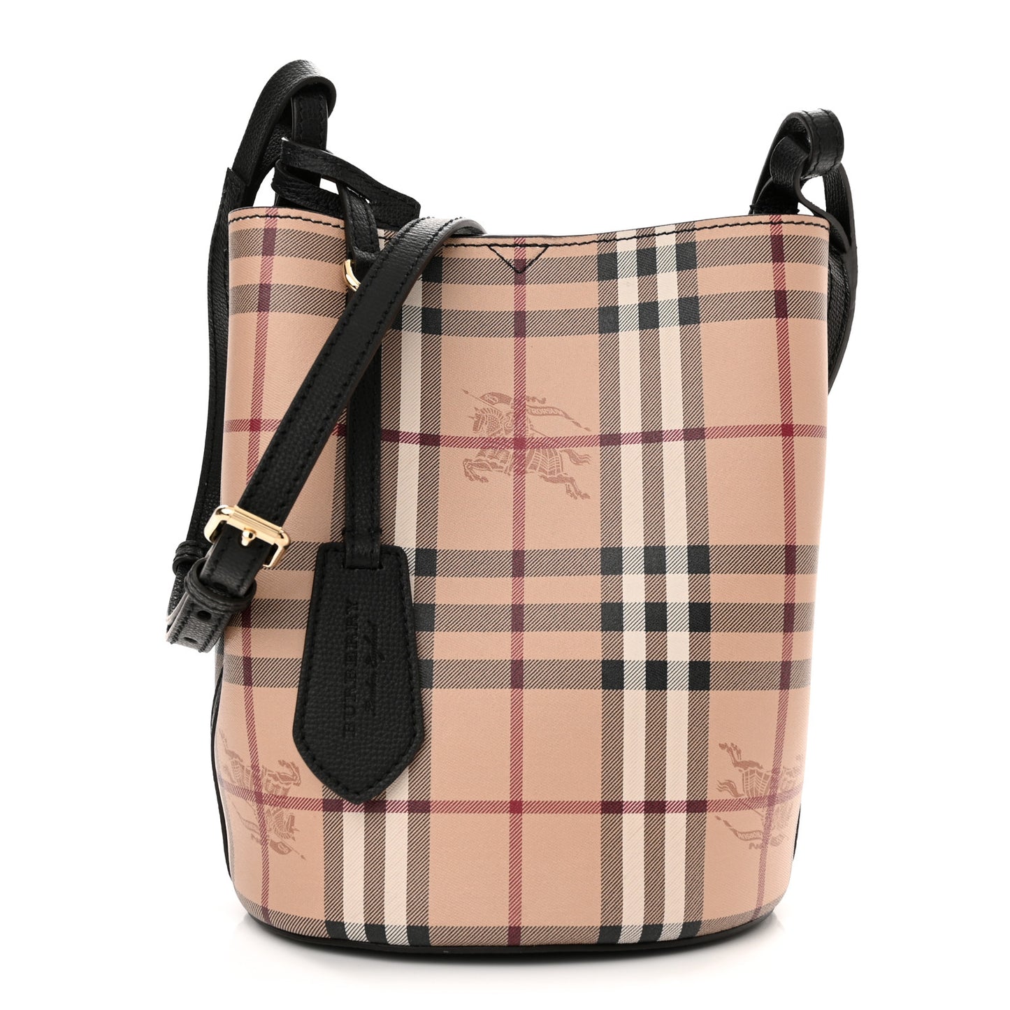 Haymarket Check Colours Small Lorne Bucket Crossbody Black