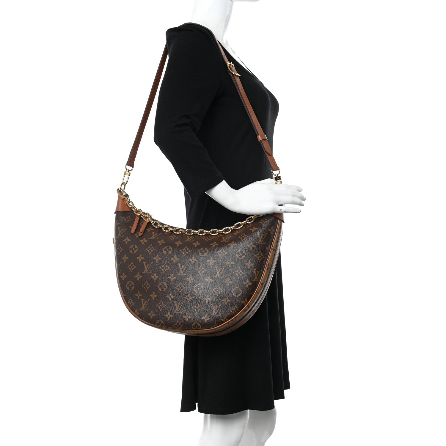 Louis Vuitton Reverse Monogram Loop Hobo 2 of 11