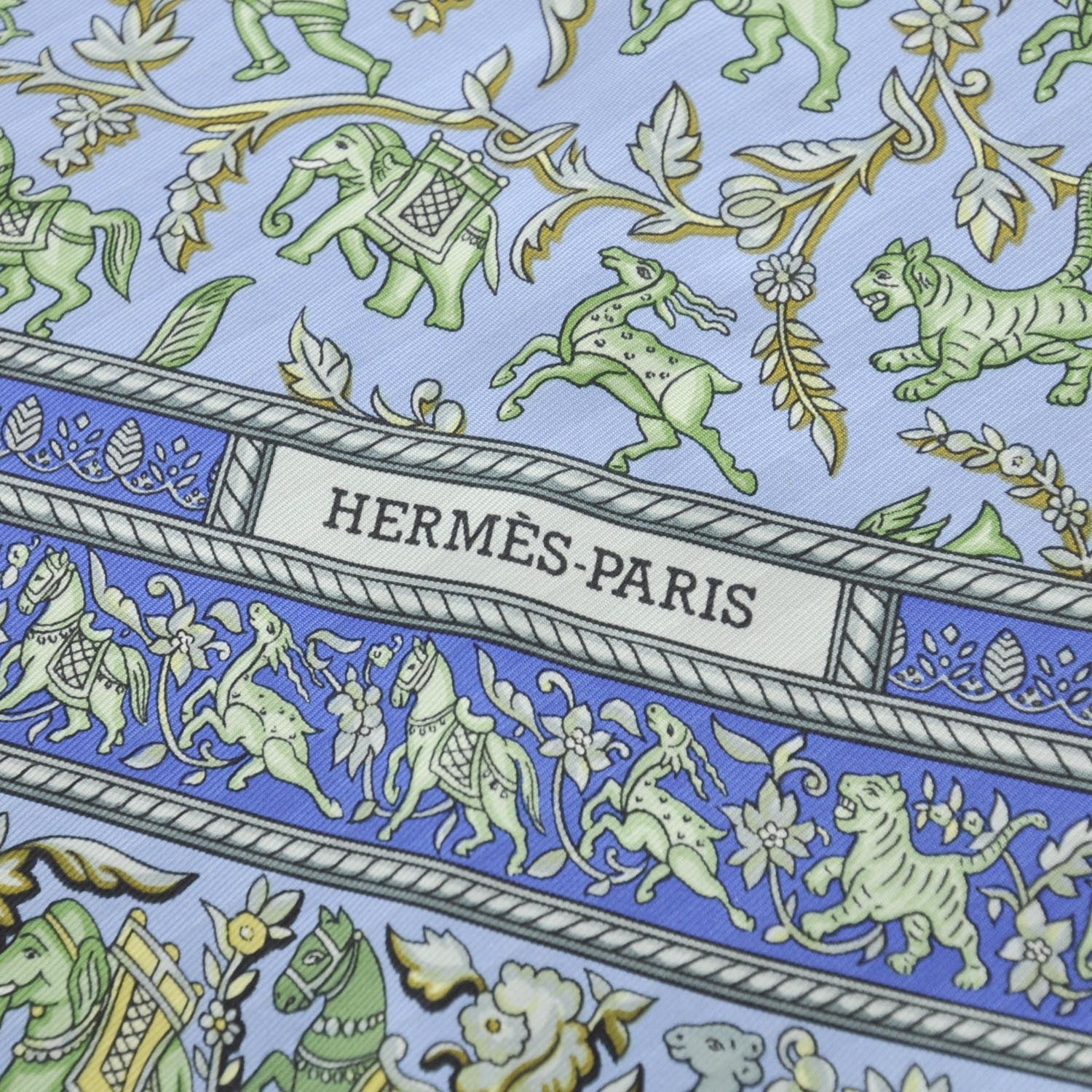 Hermes Silk Chasse en Inde Scarf 90 4 of 5