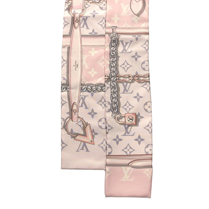 Louis Vuitton Silk Monogram Confidential Bandeau Light Pink 2 of 3