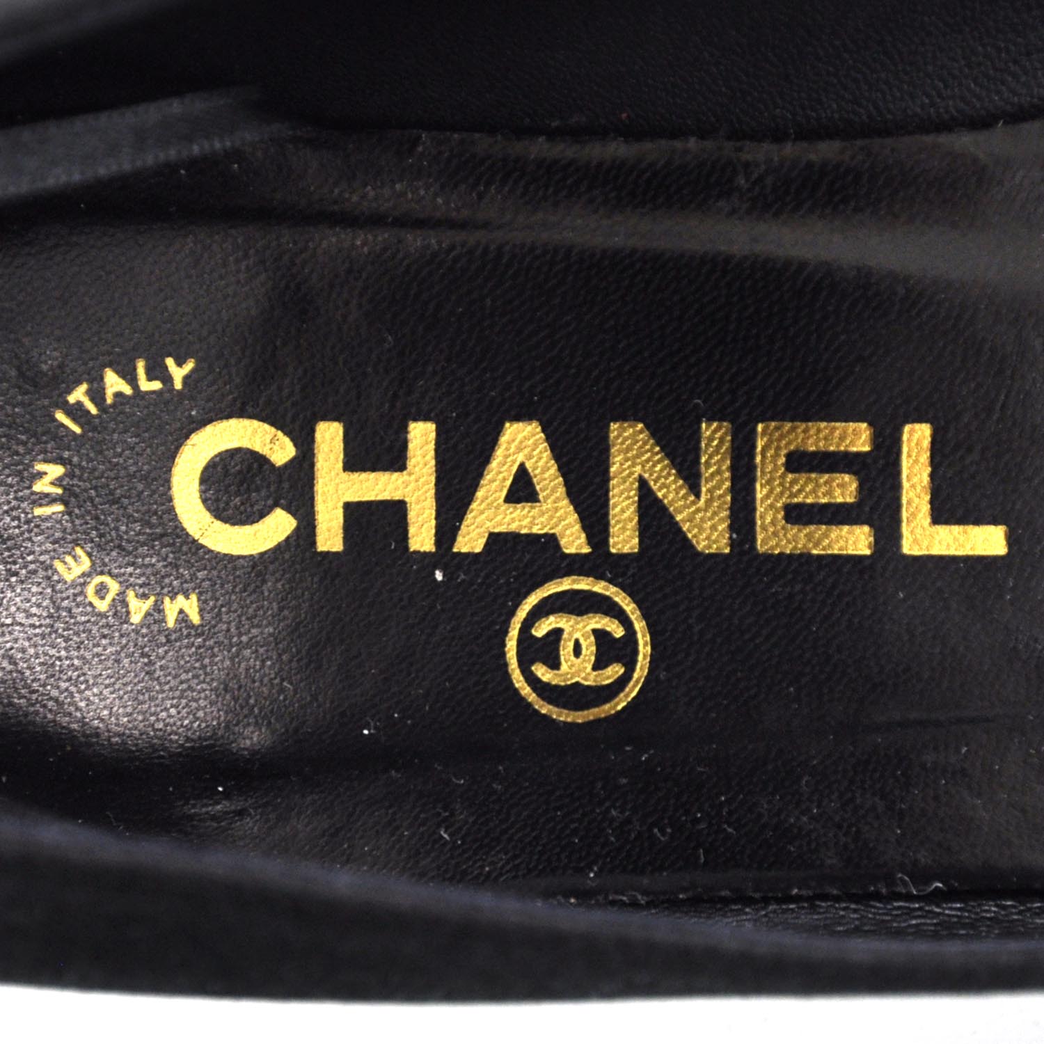 Chanel Satin Camellia Ballet Flats 36.5 Black 8 of 8