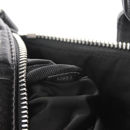 Alexander McQueen ALEXANDER WANG Neoprene Injected Lambskin Rocco Black Rhodium Hardware 8 of 8